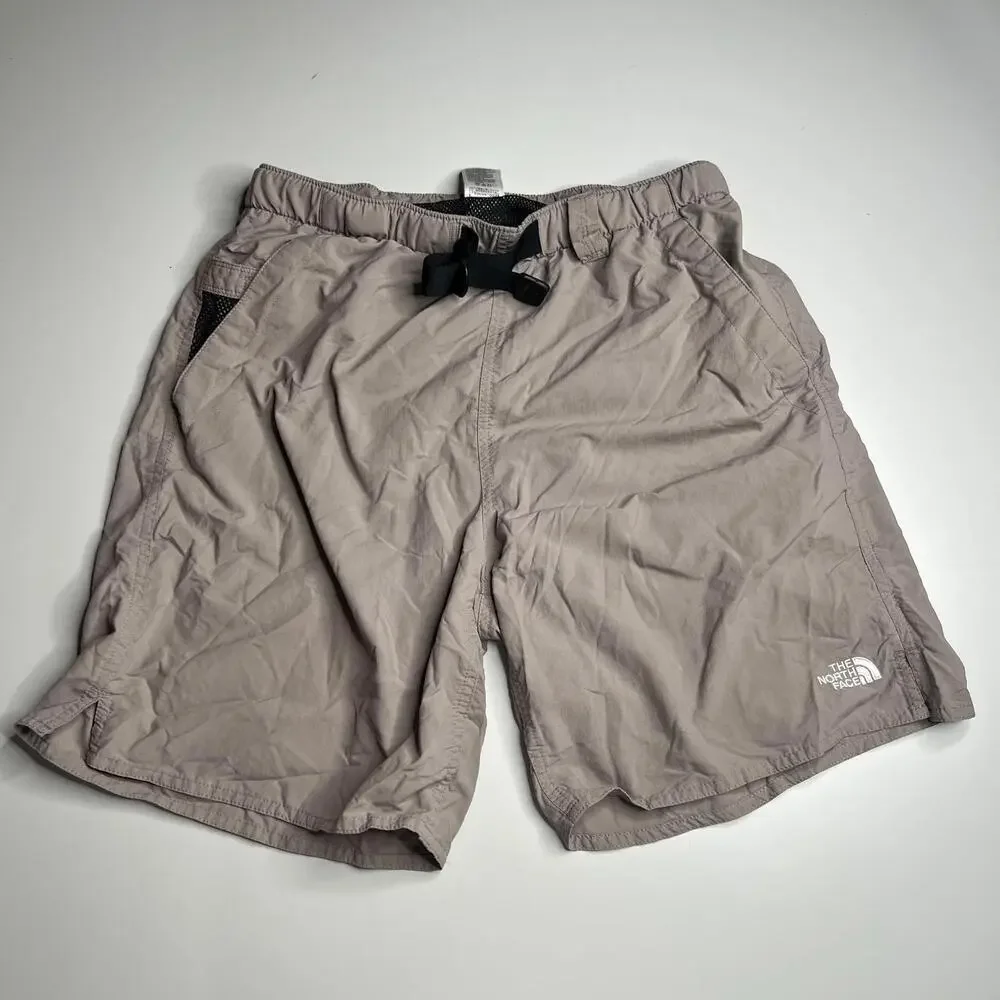 The North Face Men’s Long Board Shorts Swim Trunks Size‎ S Small Beige Khaki
